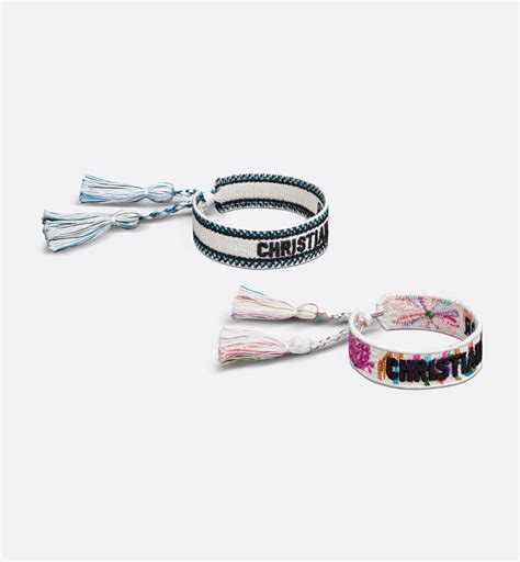 pulsera dior tela|pulseras cristianas para mujer.